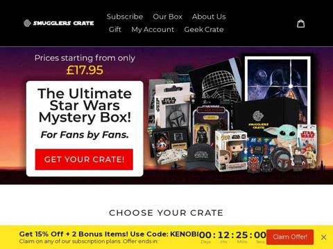 Smugglers Crate Coupons and Promo Code