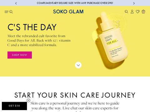 Soko Glam Coupons and Promo Code