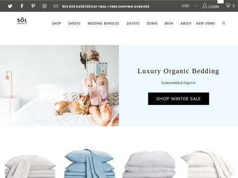 SOL Organics: Organic Cotton Bedding Coupons and Promo Code