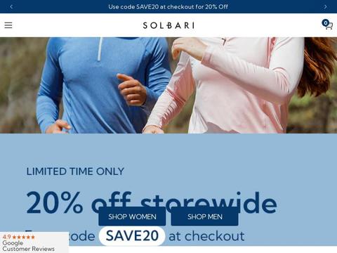 Solbari Coupons and Promo Code