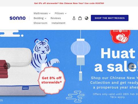 Sonno Malaysia Coupons and Promo Code