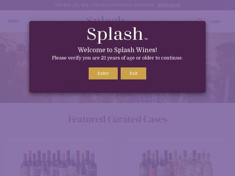 Splash Wines Coupons and Promo Code