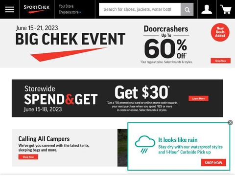 Sport Chek Coupons and Promo Code