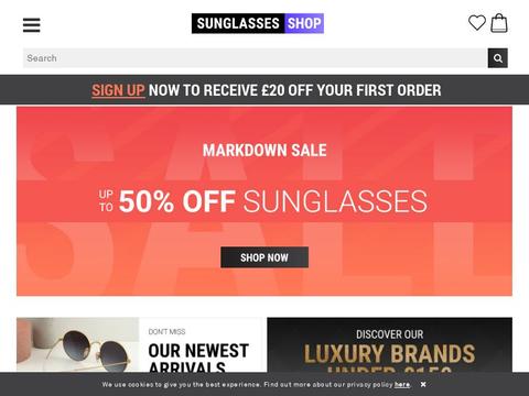 Sunglasses Shop Coupons and Promo Code