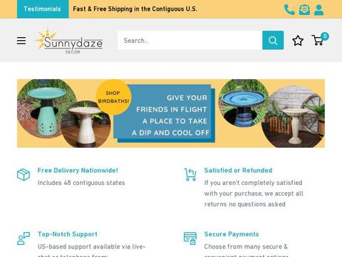 Sunnydaze Decor Coupons and Promo Code