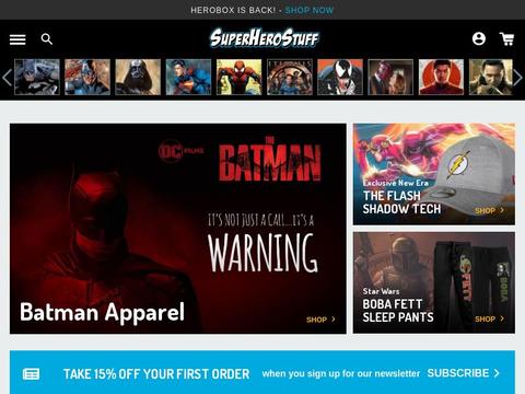 SuperHeroStuff.com Coupons and Promo Code