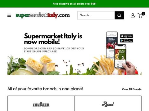 Supermarket Italy Coupons and Promo Code