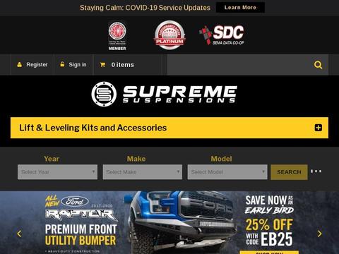 Supreme Suspensions Coupons and Promo Code