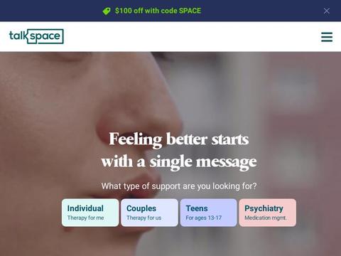 Talkspace Coupons and Promo Code