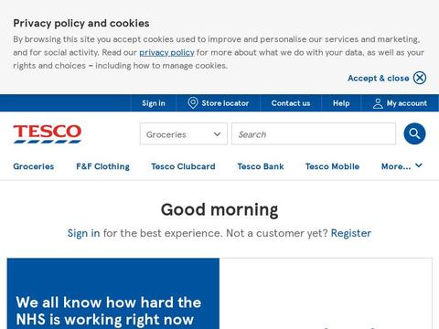 Tesco.Com Coupons and Promo Code