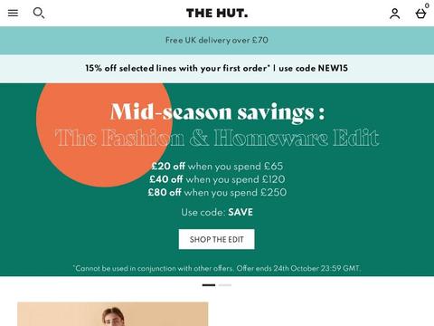 The Hut UK Coupons and Promo Code