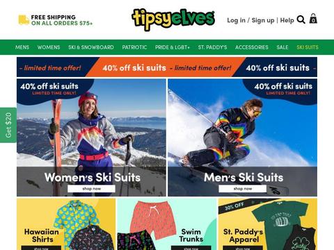 Tipsyelves.Com Coupons and Promo Code