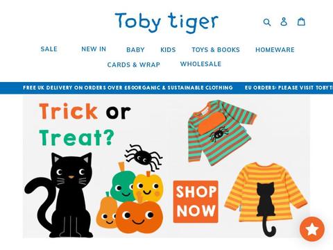 Toby Tiger Coupons and Promo Code