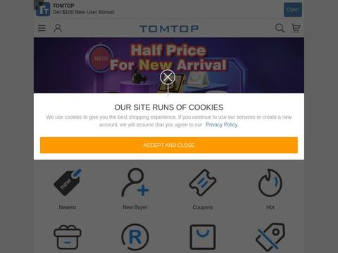 TomTop ES Coupons and Promo Code