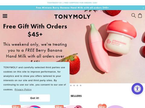 Tonymoly.us Coupons and Promo Code