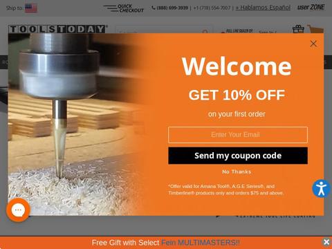 Toolstoday Coupons and Promo Code