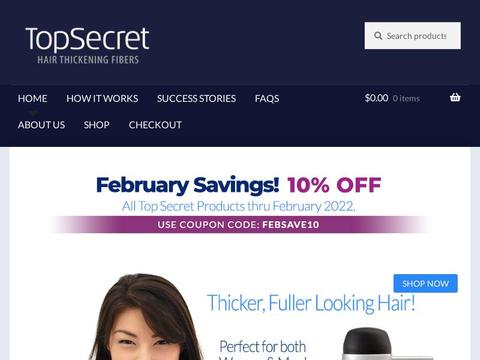 Top Secret Inc. Coupons and Promo Code