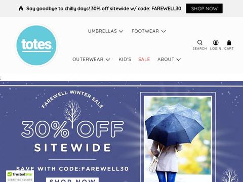 totes.com Coupons and Promo Code