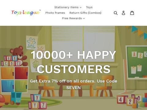 Toysleague Coupons and Promo Code