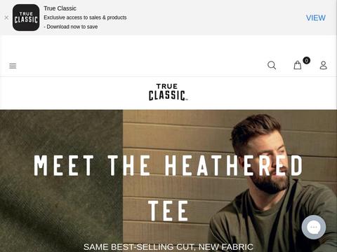 True Classic Tees Coupons and Promo Code