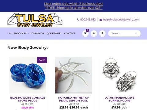 Tulsa Body Jewelry Coupons and Promo Code