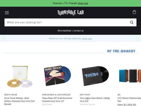 Turntable Lab Coupons and Promo Code