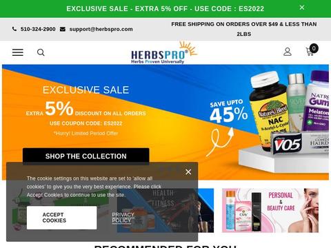 Universal Herbs Inc Coupons and Promo Code