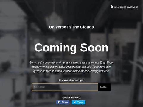 Universe In The Clouds Coupons and Promo Code