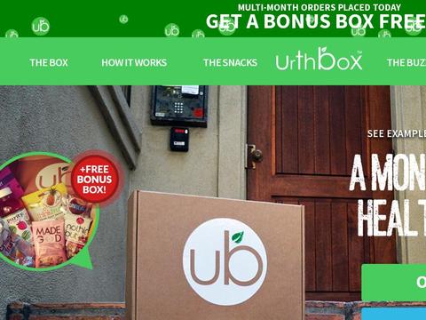 UrthBox Coupons and Promo Code