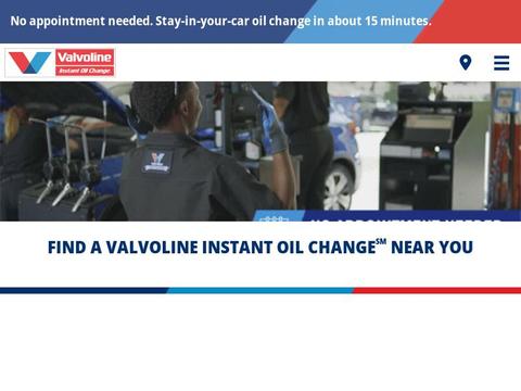 Valvoline Instant Oil Change Coupons and Promo Code