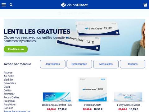 Vision Direct FR Coupons and Promo Code