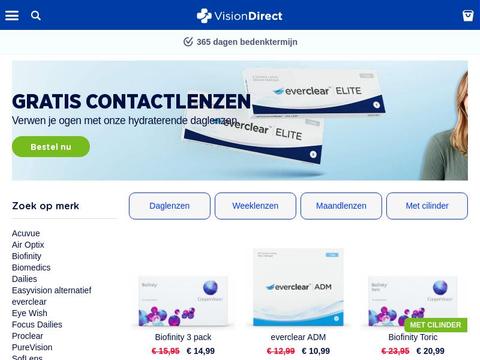 Vision Direct NL Coupons and Promo Code