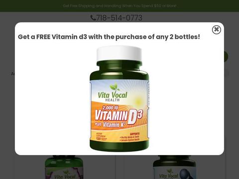 VITA VOCAL HEALTH Coupons and Promo Code