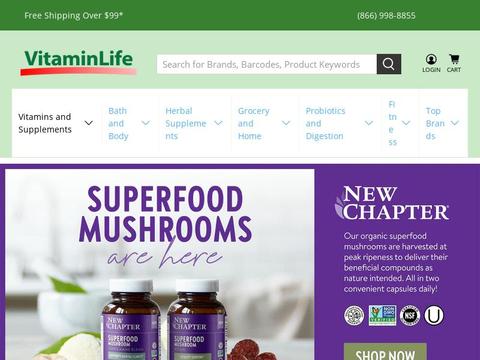 Vitaminlife.Com Coupons and Promo Code