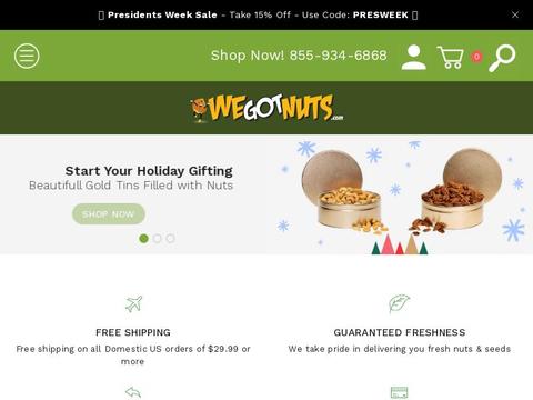 We Got Nuts Coupons and Promo Code