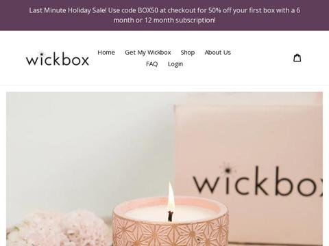 wickbox Coupons and Promo Code