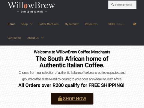 WillowBrew Coffee Merchants Coupons and Promo Code