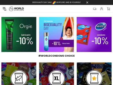 WorldCondoms Coupons and Promo Code