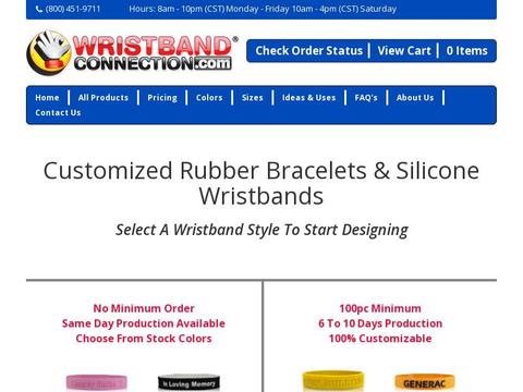 Wristbandconnection.com Coupons and Promo Code