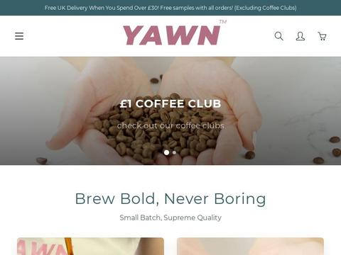 Yawnbrew.Com Coupons and Promo Code