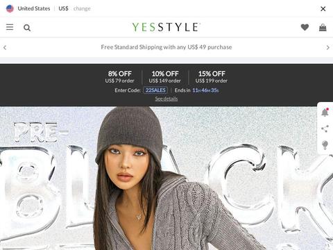 YesStyle Coupons and Promo Code