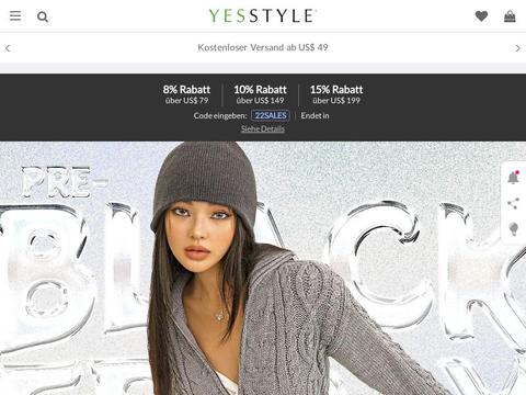 YesStyle DE Coupons and Promo Code