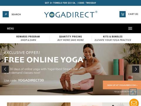 YogaDirect, LLC Coupons and Promo Code