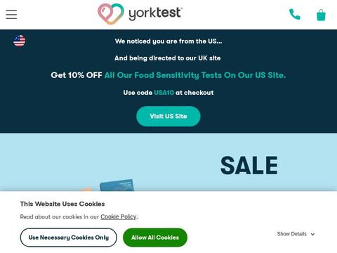 YorkTest Ltd Coupons and Promo Code