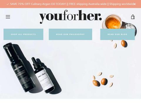 Youforher Coupons and Promo Code