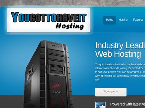 Yougottohaveit Hosting Coupons and Promo Code