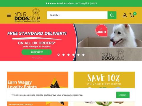 Your Dog's Club Coupons and Promo Code