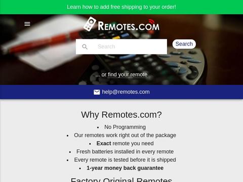 1 800 Remotes Coupons and Promo Code