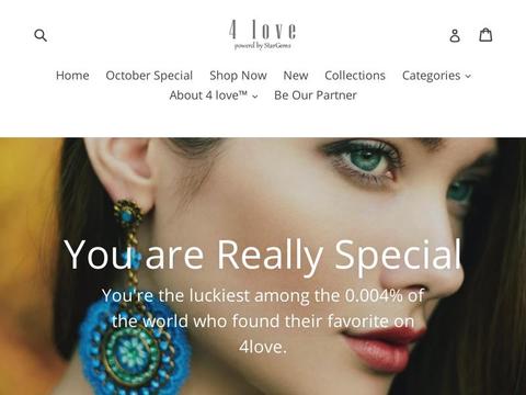 4Love Jewelry Coupons and Promo Code