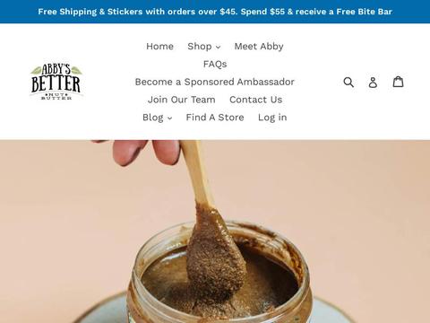 Abby's Better Nut Butter Coupons and Promo Code